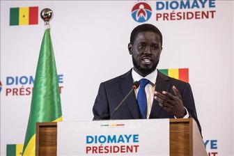 Ông Bassirou Diomaye Faye chiến thắng trong cuộc bầu cử tổng thống Senegal