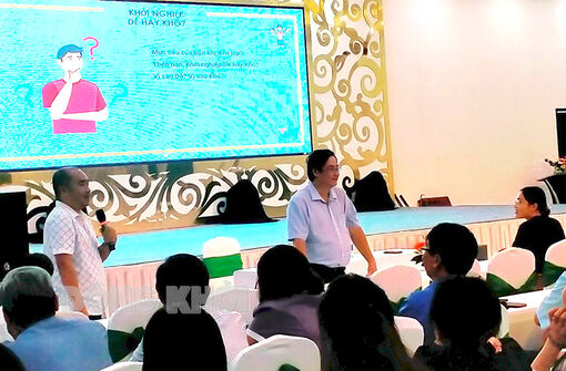 Tập huấn xây dựng kế hoạch kinh doanh và hoàn thiện ý tưởng khởi nghiệp