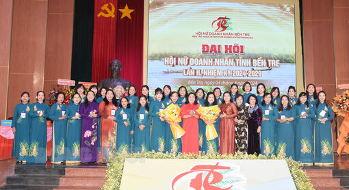Đại hội Hội Nữ doanh nhân tỉnh Bến Tre lần thứ II, nhiệm kỳ 2024 - 2029 thành công tốt đẹp