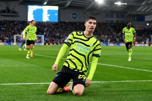 Arsenal dễ dàng đánh bại Brighton
