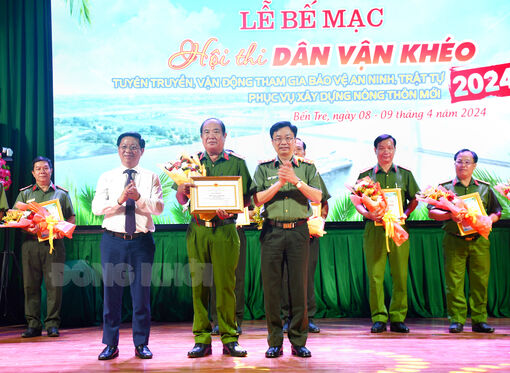 Công an tỉnh bế mạc Hội thi 'Dân vận khéo'