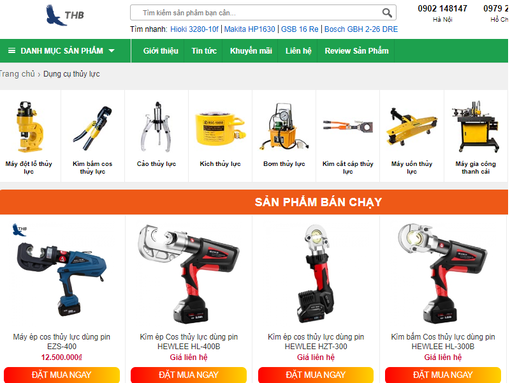 Mua máy đột lỗ thủy lực ở đâu chính hãng, giá rẻ?