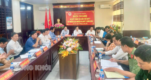 Sơ kết công tác dân vận quý I, triển khai nhiệm vụ, giải pháp quý II-2024