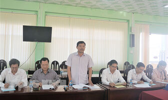 Giám sát việc triển khai công tác sắp xếp các đơn vị hành chính tại huyện Bình Đại