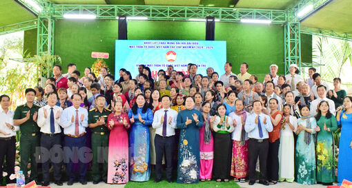 MTTQ Việt Nam tỉnh tổ chức họp mặt đại biểu các dân tộc năm 2024