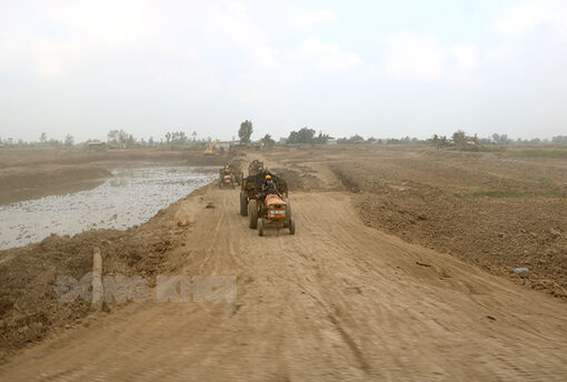 Hồ chứa nước ngọt Lạc Địa thi công đạt 54% giá trị hợp đồng