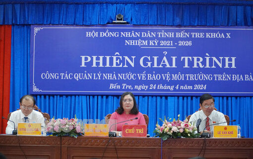 Thường trực HĐND tỉnh tổ chức phiên giải trình về công tác quản lý nhà nước về bảo vệ môi trường