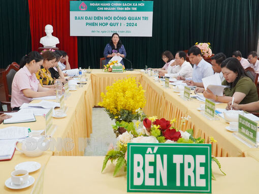 Ban đại diện Hội đồng quản trị Ngân hàng Chính sách xã hội họp quý I-2024