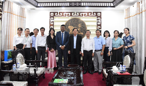 Chủ tịch UBND tỉnh Bến Tre tiếp Tổng Lãnh sự Ấn Độ tại TP. Hồ Chí Minh