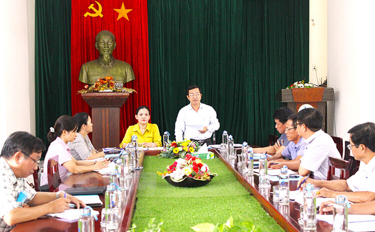 Họp chuẩn bị cho công tác tổ chức Giải Việt dã truyền thống Báo Đồng Khởi năm 2024