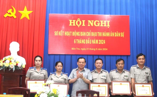 Ban Chỉ đạo thi hành án dân sự tỉnh sơ kết hoạt động 6 tháng đầu năm 2024