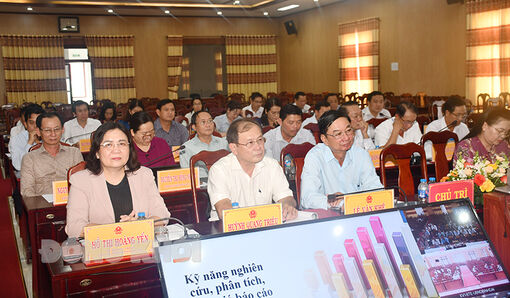 Hội nghị bồi dưỡng kỹ năng hoạt động cho đại biểu HĐND các cấp