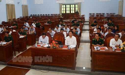 Sơ kết 1 năm thực hiện Quy chế phối hợp giữa Đảng ủy Bộ đội Biên phòng tỉnh và 3 huyện biên giới biển Sơ kết 1 năm thực hiện Quy chế phối hợp giữa Đảng ủy Bộ đội Biên phòng tỉnh và 3 huyện biên giới biển