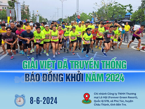 [Infographics] Giải Việt dã truyền thống Báo Đồng Khởi năm 2024