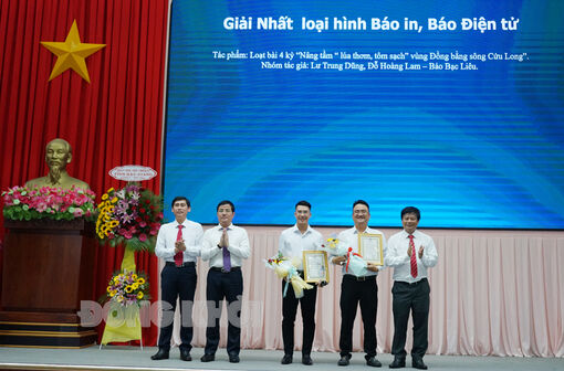 22 tác phẩm đạt Giải báo chí đồng bằng sông Cửu Long lần thứ VIII năm 2024