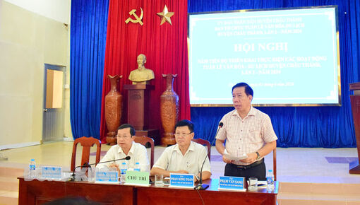 Kiểm tra công tác chuẩn bị của các tiểu ban phục vụ Tuần lễ Văn hóa - Du lịch huyện Châu Thành lần 2 năm 2024