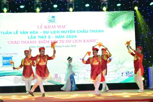 Tổng duyệt chương trình lễ khai mạc Tuần lễ Văn hoá - Du lịch huyện Châu Thành lần 2 năm 2024