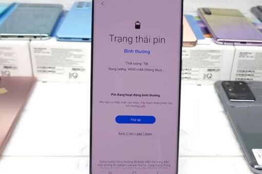 Cách kiểm tra pin Samsung có bị chai không