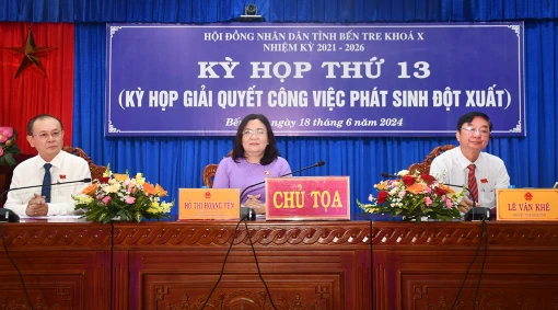 Kỳ họp thứ 13 HĐND tỉnh, khoá X thông qua 4 nghị quyết