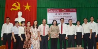 Agribank Chi nhánh tỉnh Bến Tre tài trợ 7 tỷ đồng xây dựng cơ sở vật chất Trường Mầm non Trần Văn Ơn