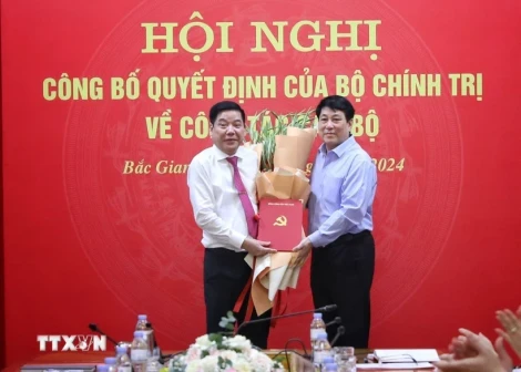 Điều động, phân công ông Nguyễn Văn Gấu giữ chức Bí thư Tỉnh ủy Bắc Giang