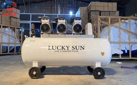 Máy nén khí không dầu Lucky Sun giá siêu tốt tại Điện máy Lucky