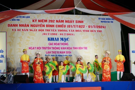 Khai mạc Ngày hội truyền thống văn hóa tỉnh Bến Tre năm 2024