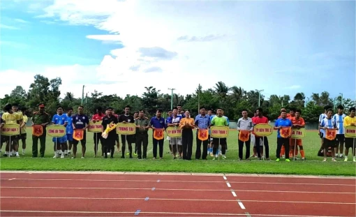 11 đội bóng tranh tài tại Giải vô địch Bóng đá tỉnh Bến Tre năm 2024