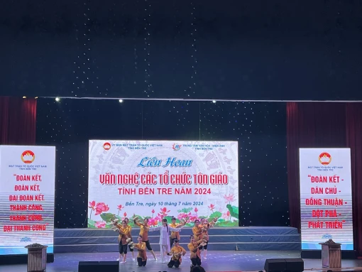 Liên hoan văn nghệ các tổ chức tôn giáo tỉnh Bến Tre năm 2024