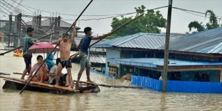 Trên 30.000 người ở Myanmar phải sơ tán do lũ lụt