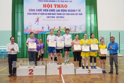 Bế mạc Hội thao công chức, viên chức, lao động ngành y tế