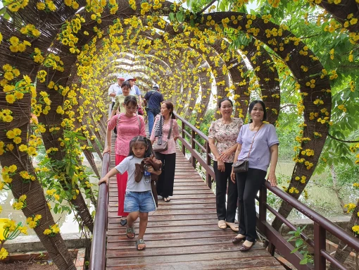 Trên 1,28 triệu lượt du khách đến Bến Tre trong 6 tháng đầu năm 2024