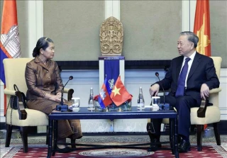 Chủ tịch nước Tô Lâm tiếp Chủ tịch Hội Hữu nghị Campuchia – Việt Nam
