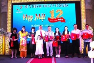 Họp mặt kỷ niệm 12 năm Ngày thành lập Hội Từ thiện Hạt Phù Sa TP. Hồ Chí Minh
