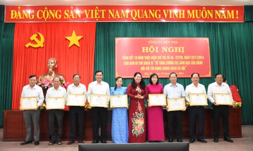 Tổng kết 10 năm thực hiện Chỉ thị số 40-CT/TW