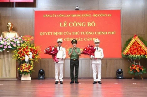 Thủ tướng Chính phủ Phạm Minh Chính bổ nhiệm hai Thứ trưởng Bộ Công an