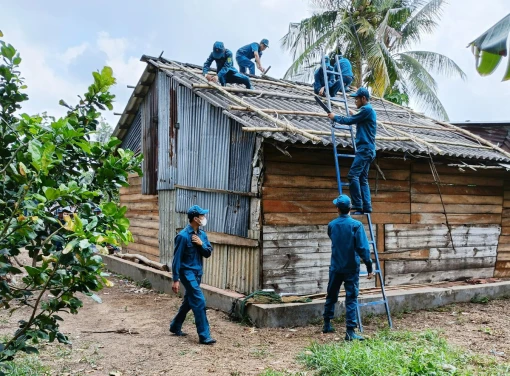 Châu Thành thực hiện tốt công tác phòng chống, khắc phục hậu quả thiên tai