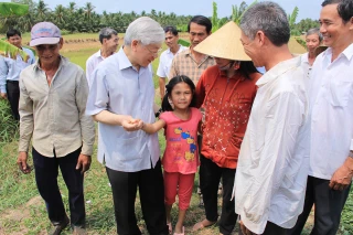 Tổng Bí thư Nguyễn Phú Trọng trong lòng nhân dân Bến Tre