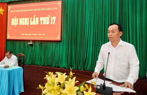 Bình Đại quyết tâm thực hiện thắng lợi Nghị quyết Huyện ủy năm 2024