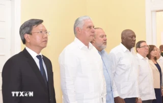 Ngày đầu tiên lễ Quốc tang Tổng Bí thư Nguyễn Phú Trọng tại Cuba