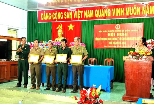 Cựu chiến binh xã Bảo Thuận tích cực đóng góp xây dựng nông thôn mới
