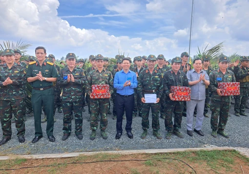 TP. Bến Tre tổ chức thành công diễn tập khu vực phòng thủ năm 2024