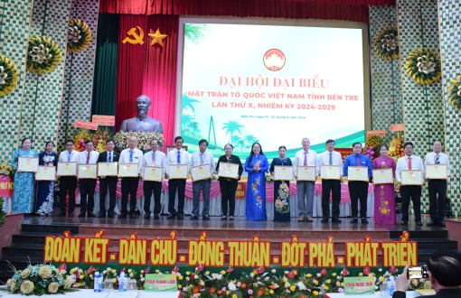 Đóng góp của các tổ chức, đơn vị vào thành quả chung của công tác Mặt trận