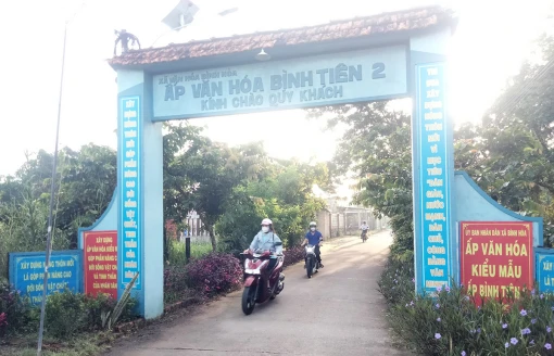 Tổ nhân dân tự quản số 8, ấp Bình Tiên 2 vững mạnh tiêu biểu