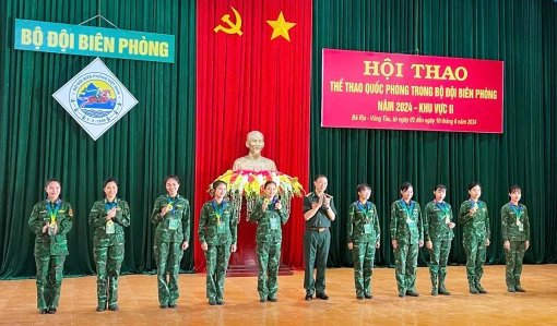 Biểu dương thành tích tham gia Hội thao Thể thao Quốc phòng khu vực phía Nam