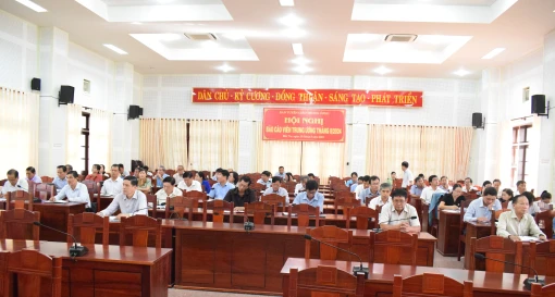 Hội nghị báo cáo viên trực tuyến tháng 8-2024