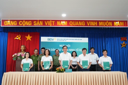 BIDV Bến Tre tổ chức Ngày hội Toàn dân bảo vệ an ninh Tổ quốc năm 2024