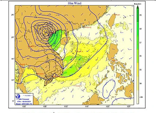 Cảnh báo mưa giông, lốc, sét và tin bão khẩn cấp trên địa bàn tỉnh