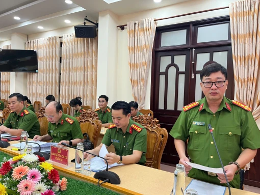 Kiểm tra công tác thi hành án phạt tù năm 2024 tại Công an Bến Tre