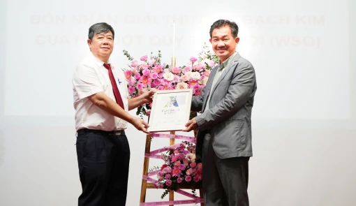 Bệnh viện Nguyễn Đình Chiểu nhận giải Bạch Kim của Hội Đột quỵ thế giới